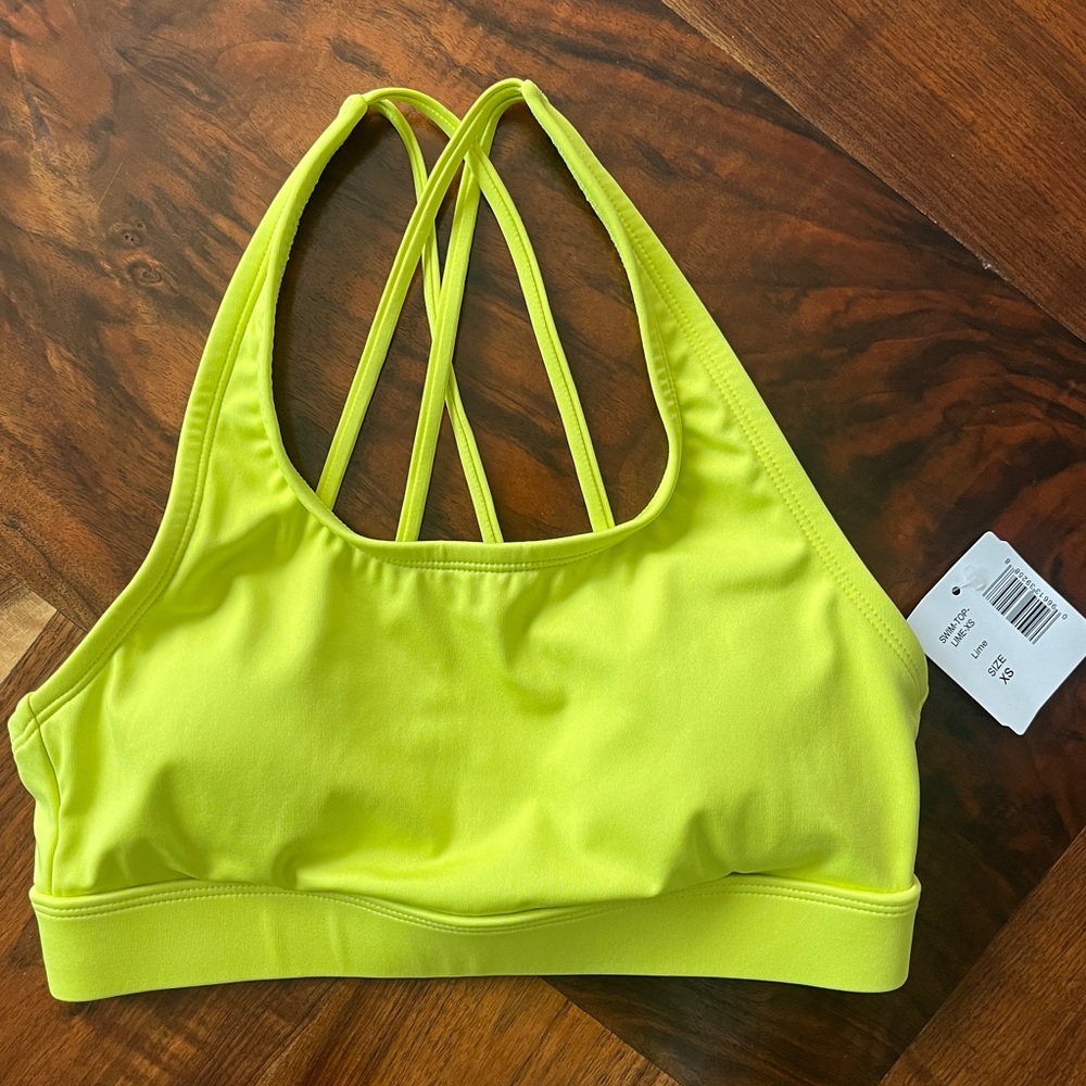 Humankind Lime Swim Top